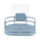 Dispenser di sapone in metallo autoportante azzurro Grena - Compactor