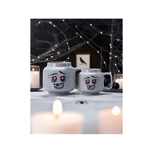 Tazza per bambini da latte grigia in ceramica 530 ml Zombie – LEGO®-image-2