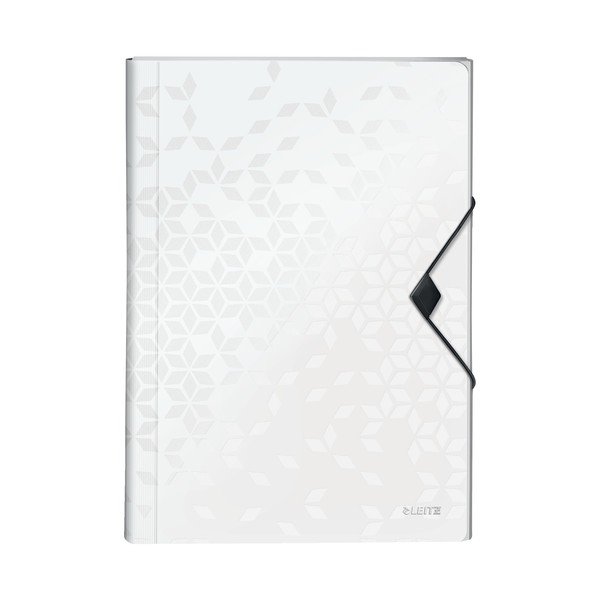 Cartella bianca con scomparti WOW - Leitz