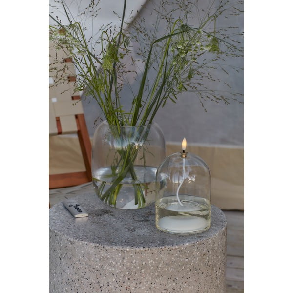 Candela a LED con alimentazione a batteria (altezza totale 15 cm) Dea – Sirius-image-1