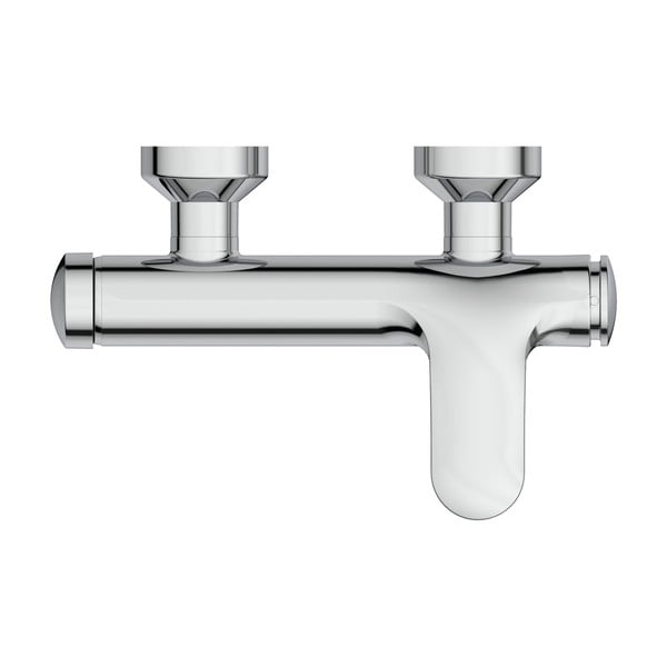 Rubinetto per vasca da bagno argentato effetto lucido a muro Melange - Ideal Standard-image-2