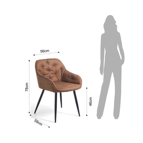 Set di 2 sedie imbottite Lovely - Tomasucci-image-2