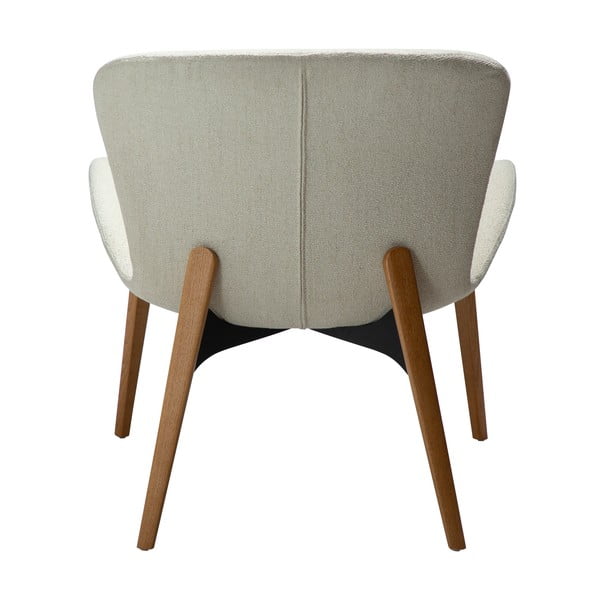 Poltrona crema in tessuto bouclé Paragon - DAN-FORM Denmark-image-4