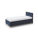 Letto da bambini blu scuro imbottito con contenitore con rete inclusa 90x200 cm Fun – Meise Möbel