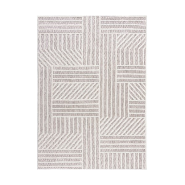 Tappeto per esterni beige/naturale 80x150 cm Blocks - Flair Rugs