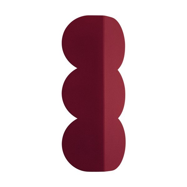Lampada da parete burgundy in alluminio BISCUIT – Thoro