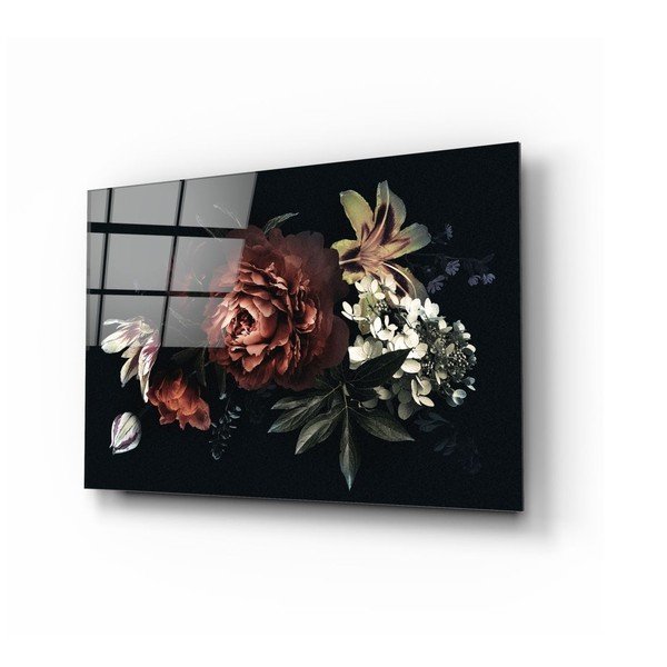 Bouquet di pittura su vetro - Insigne