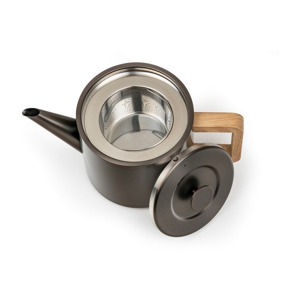 Teiera grigia in acciaio inox con filtro 1,1 l Duet Narvik – Bredemeijer-image-4
