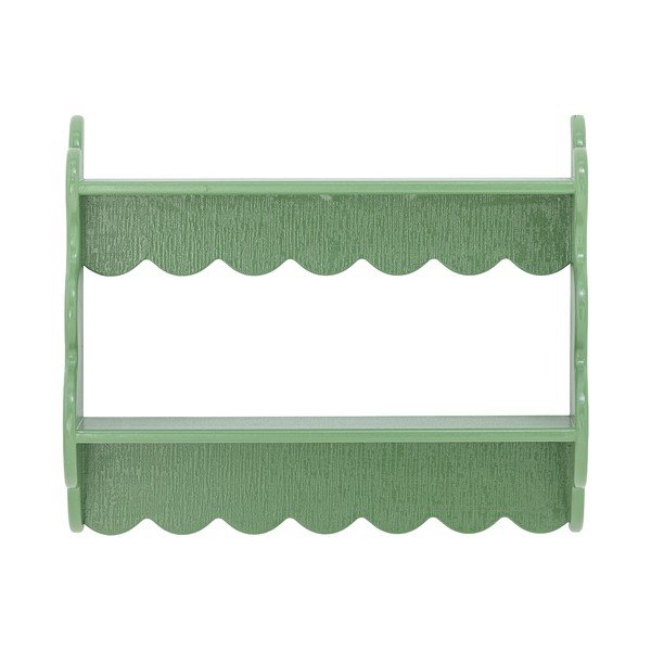Mensola verde in abete massiccio con ripiani multipli 49,5 cm Salla – Bloomingville