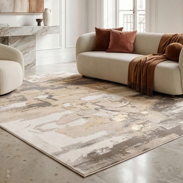 Tappeto beige/color crema 160x220 cm Miro – Asiatic Carpets-image-1