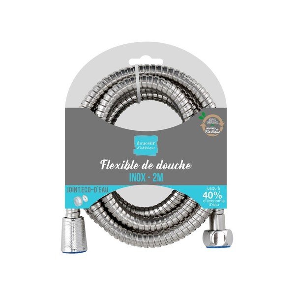 Tubo doccia in acciaio Hydro - douceur d'intérieur-image-1