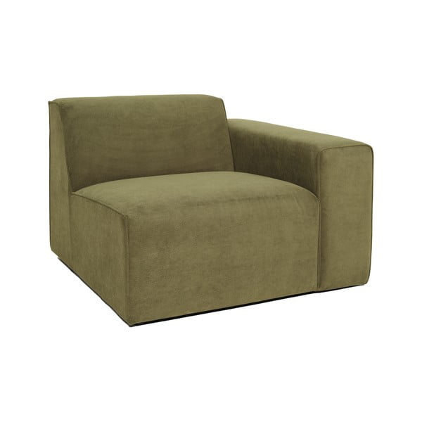 Modulo divano in velluto a coste verde (angolo destro) Sting - Scandic-image-2