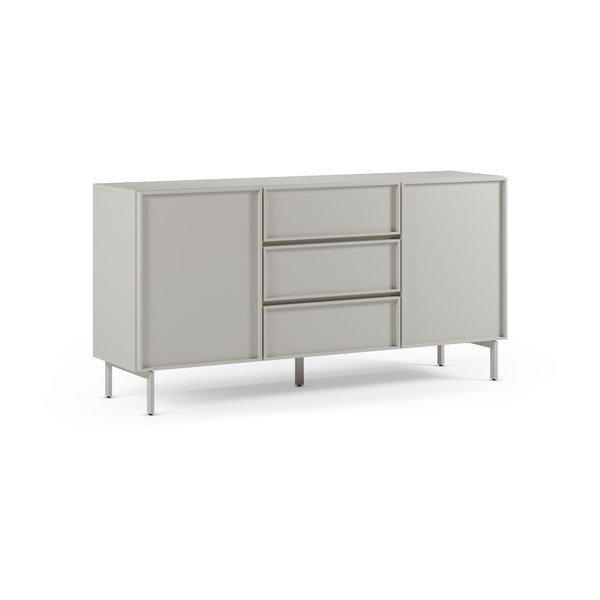 Credenza color crema 160x80x42 cm Brise – Marckeric-image-4