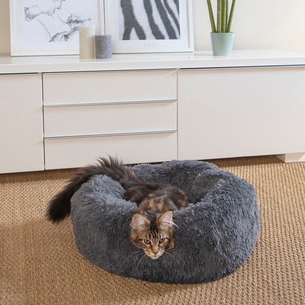 Letto per cani grigio scuro ø 55 cm - Love Story-image-2