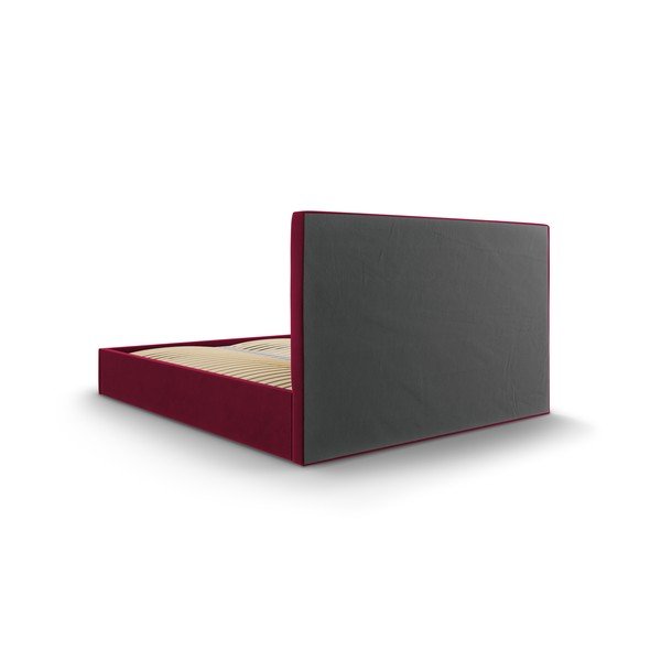 Letto matrimoniale in velluto rosso vino, 180 x 200 cm Juniper - Mazzini Beds-image-4