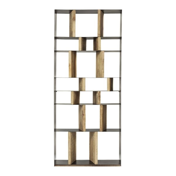 Libreria in legno di pino riciclato Storm - Kare Design-image-3