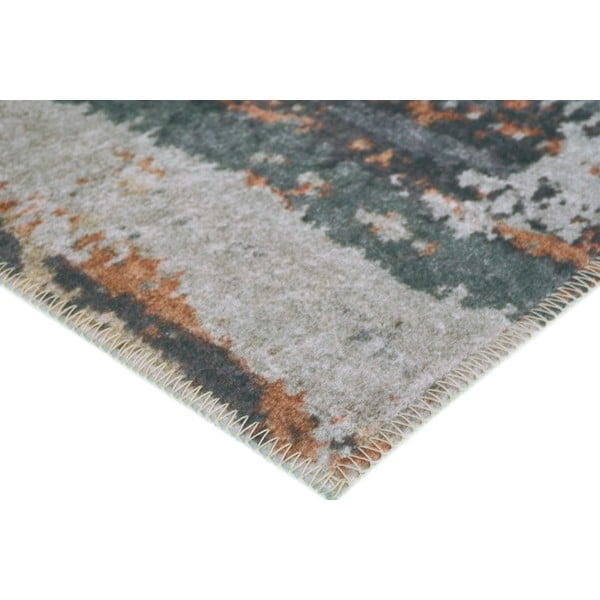 Tappeto lavabile grigio 150x80 cm - Vitaus-image-2