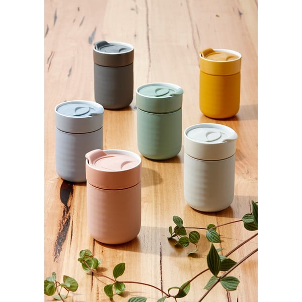 Tazza da viaggio color senape 260 ml Eco - Ladelle-image-1