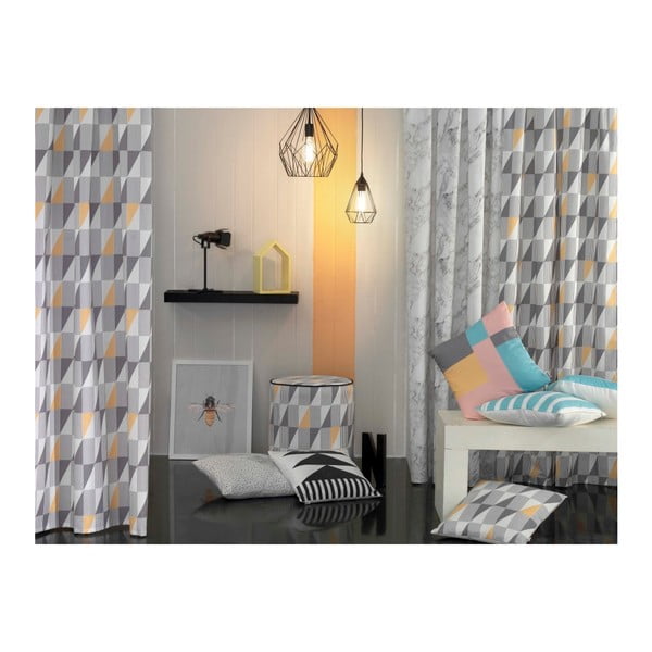 Federa in bianco e nero Mike & Co. NEW YORK Pinky Light Stripes, 43 x 43 cm Shine - Mike & Co. NEW YORK-image-1