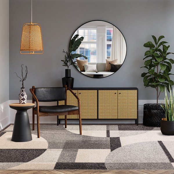 Tappeto grigio 120x170 cm Muse - Asiatic Carpets-image-1