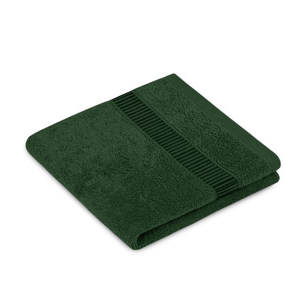 Set di asciugamani per viso e corpo tipo terry verdi in cotone 6 pz Avium – Restilo-image-2