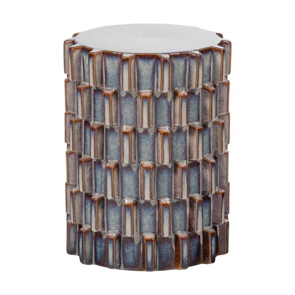 Tavolino rotondo in ceramica ø 35 cm Axu – WOOOD