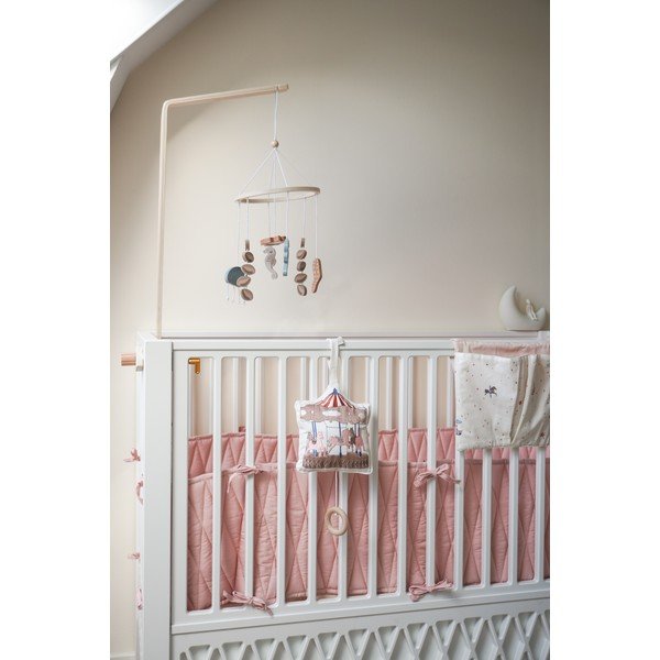 Paracolpi rosa chiaro in cotone organico 365 cm Blossom Pink – Cam Cam Copenhagen-image-2