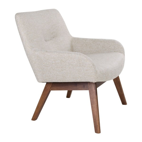 Poltrona in legno di noce marrone sabbia Londra - House Nordic-image-3