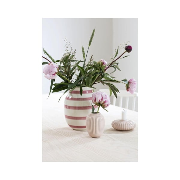 Vaso in ceramica rosa chiaro Hammershøi - Kähler Design-image-2
