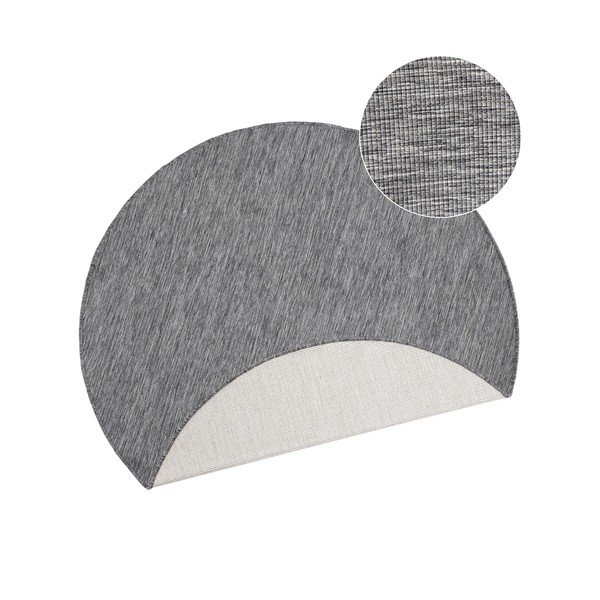 Tappeto grigio per esterni , ø 140 cm Miami - NORTHRUGS