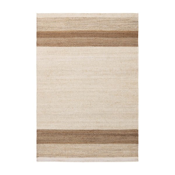 Tappeto beige in iuta reversibile/tessuto a mano 160x230 cm Cedar – Asiatic Carpets