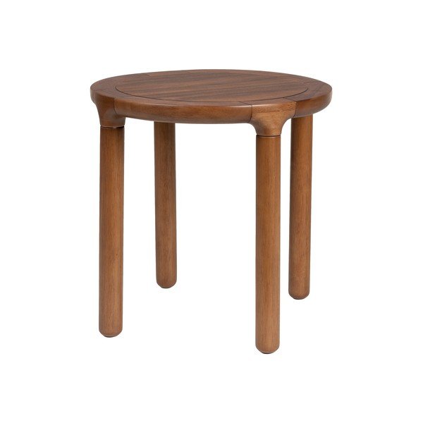 Tavolino rotondo con effetto rovere ø 45 cm Storm – Zuiver