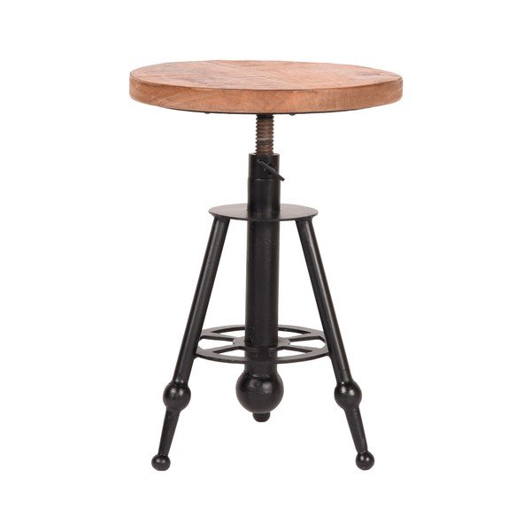 Sgabello da bar in legno di mango Solid - LABEL51-image-2