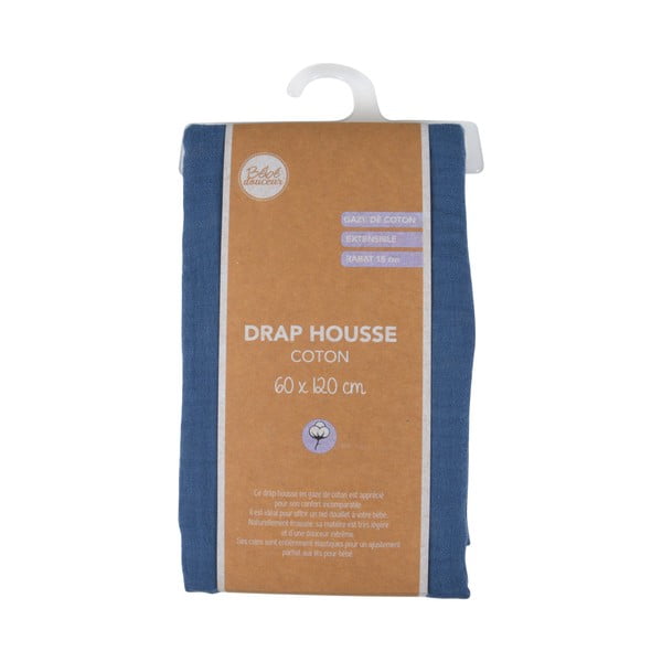 Lenzuolo per culla in mussola elasticizzata 60x120 cm - Bébé Douceur-image-4