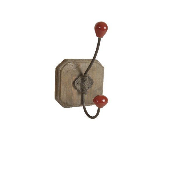 Appendino con 1 gancio Rosso Singolo - Antic Line