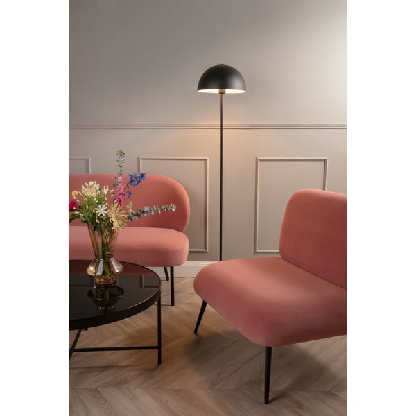 Vaso marrone in vetro (altezza totale 17,5 cm) Glow – PT LIVING-image-1