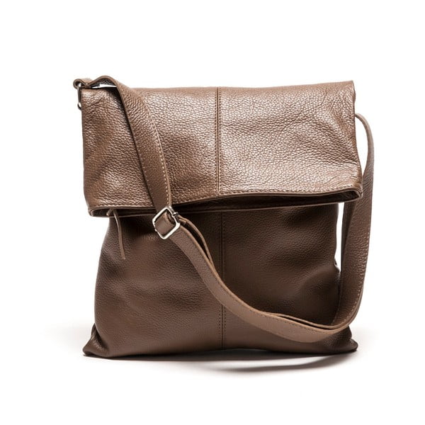 Kožená kabelka Luisa Vanini 1031 Fango