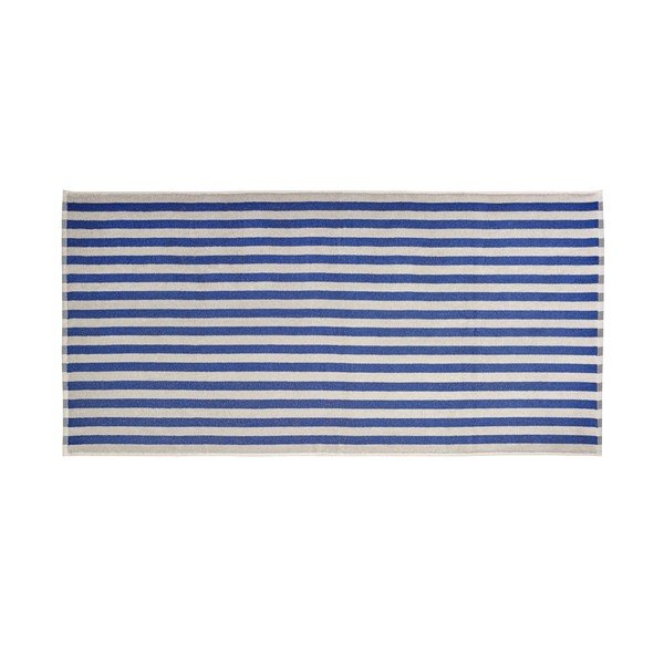 Asciugamano tipo terry blu/color crema in cotone organico 70x140 cm Arto – Blomus-image-3