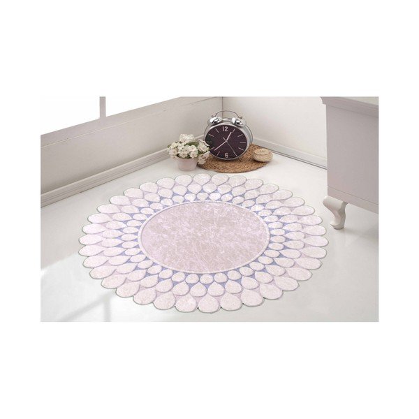 Tappeto Zinno , ⌀ 80 cm Mavi - Vitaus-image-1