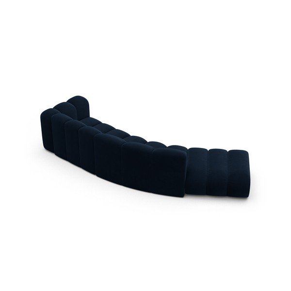 Divano angolare in blu scuro (con penisola a destra) Lupine – Micadoni Home-image-2