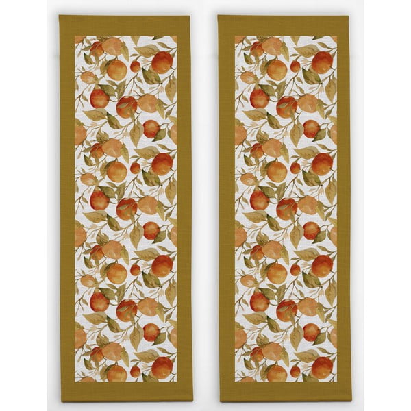 Set di 2 runner da tavolo Oranges - Really Nice Things-image-1