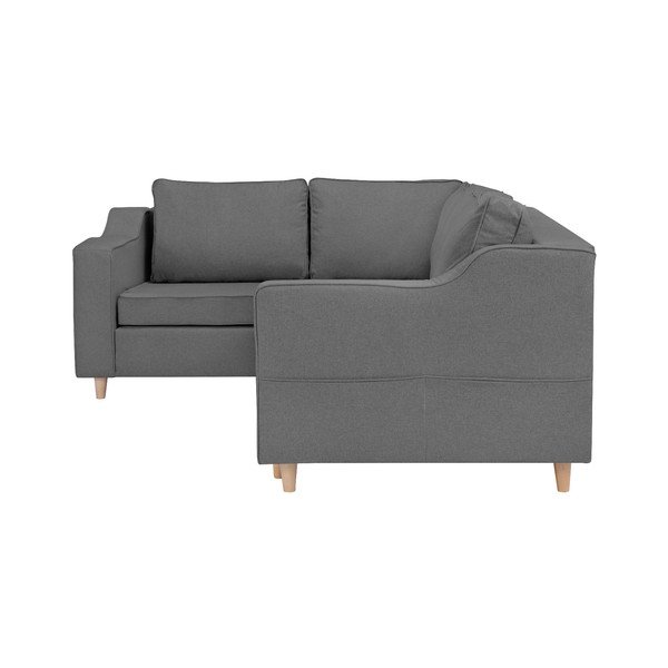 Divano letto grigio Jonquille, quattro posti, angolo sinistro - Mazzini Sofas-image-4