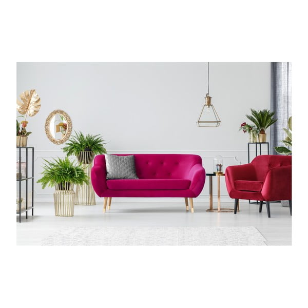 Divano rosa a due posti Amelie - Mazzini Sofas-image-4