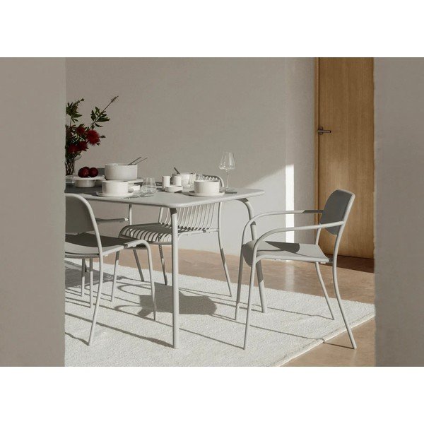 Tavolo da pranzo da giardino in metallo 90x180 cm Yua – Blomus-image-4