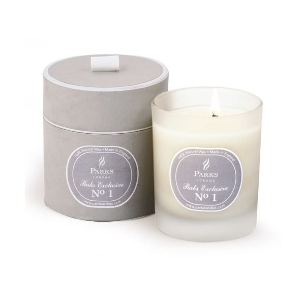 Esclusiva candela al profumo di sandalo e vaniglia, 50 ore di combustione - Parks Candles London