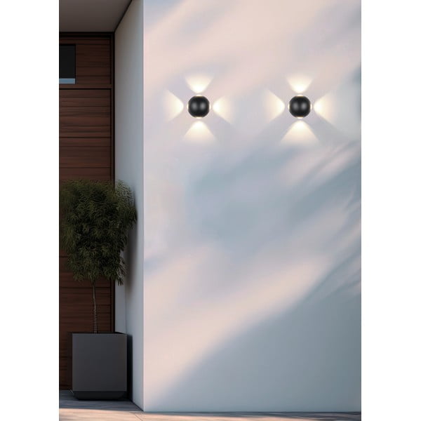 Applique da esterno con sensore di movimento ø 10,5 cm Avisio - Trio-image-1