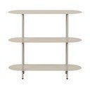 Scaffale beige in metallo 90x81x31 cm Rieti – House Nordic