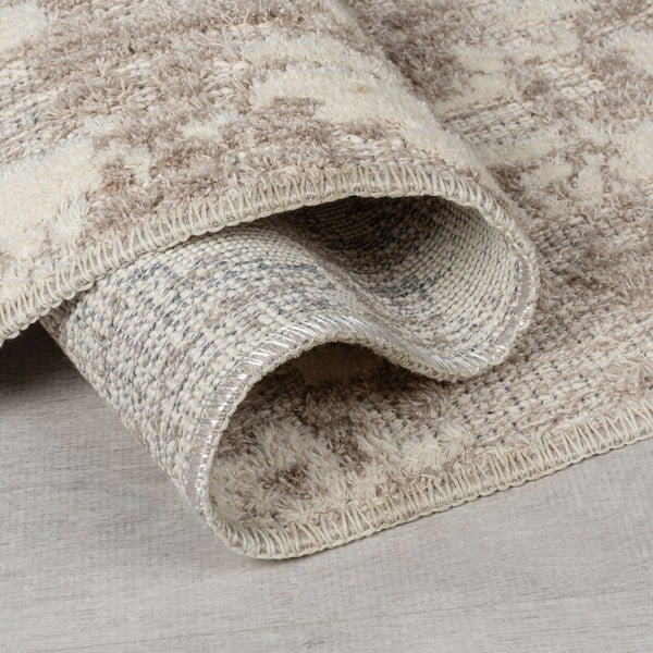 Tappeto greige lavabile 78x150 cm Connely – Flair Rugs-image-2