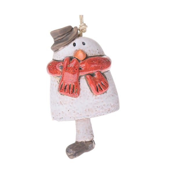 Decorazione per albero di natale in ceramica 10 cm Snowman – Dakls