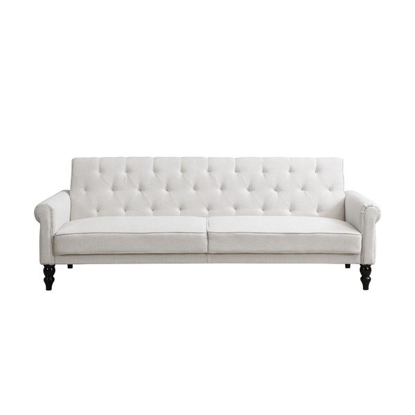 Divano color crema reclinabile/allungabile 222 cm Tyne – Støraa